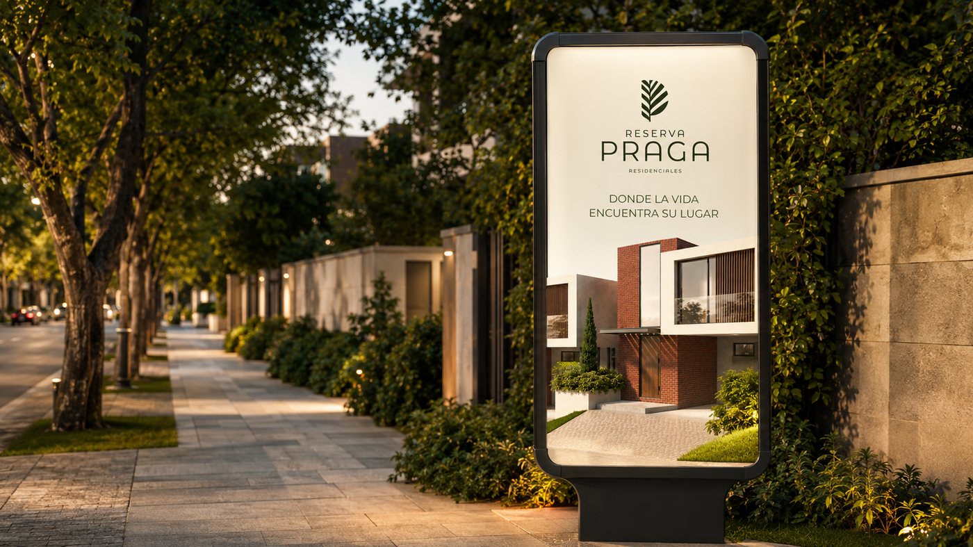 Reserva Praga — Mupi